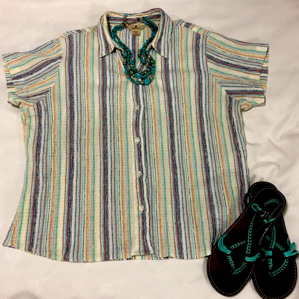 Woolrich vintage button down blouse